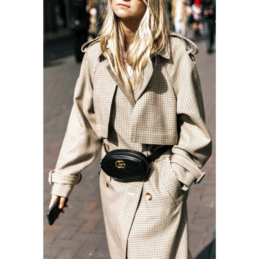 Authentic Gucci GG Marmont Belt Bag